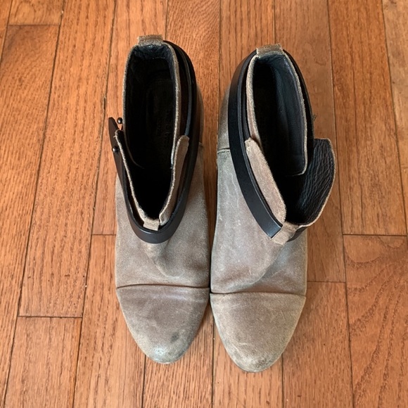 Rag & bone harrow booties ankle boots EU 37 womens size 7 taupe - Picture 6 of 9